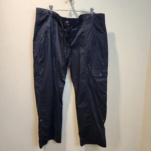 Contact Casual Black Cargo Pants Size XL